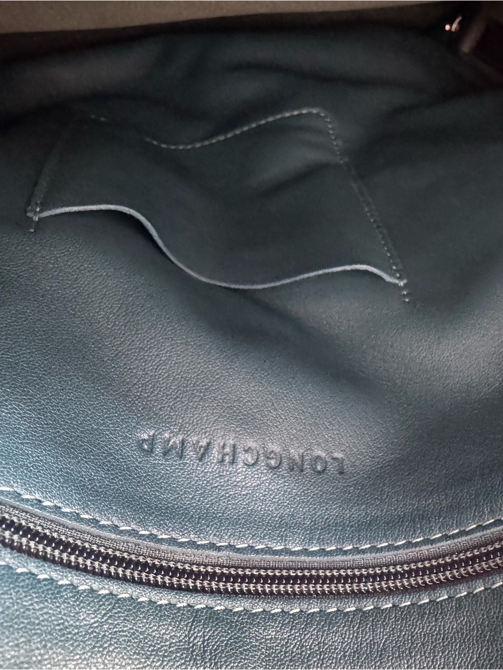 Longchamp Black Leather Tote Bag - Picture 3 of 5